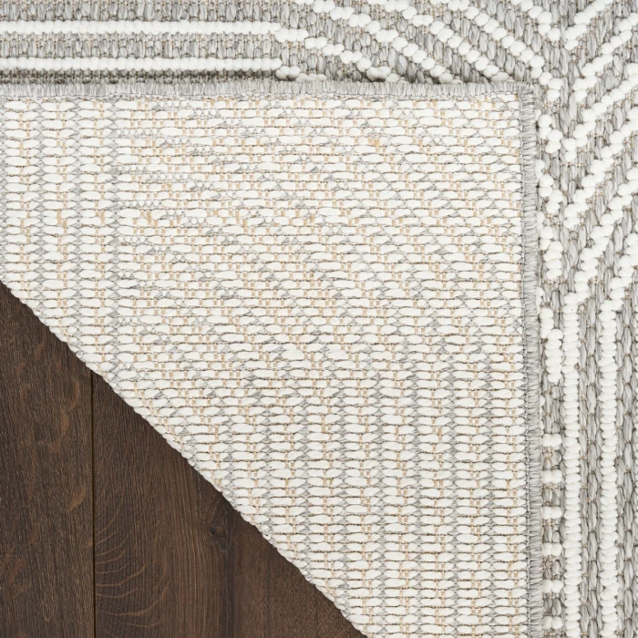 Nourison Natural Texture Grey Ivory NTX02 2 ft. X 4 ft. Rect. Rug