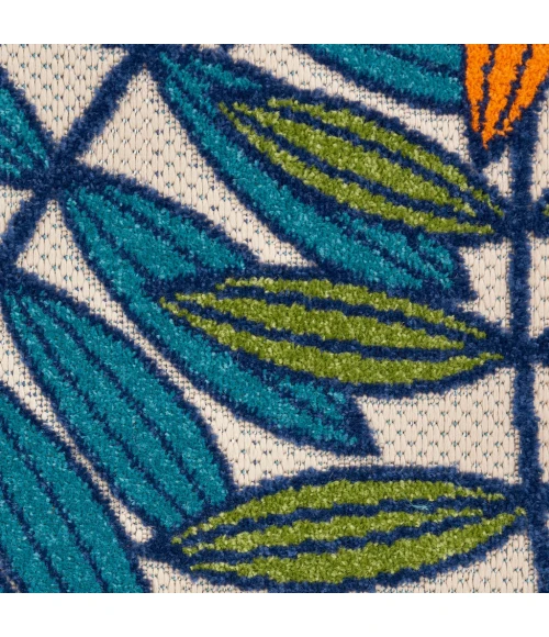 Nourison Aloha Round Area Rug ALH18-Multicolor