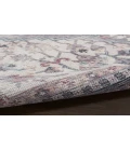 Nicole Curtis Machine Washable Series 1 Grey SR104 2 ft. 2 in. X 12 ft. Rectangle Rug