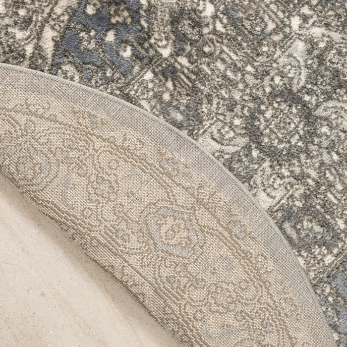 Nourison Quarry Blue QUA05 8 ft. X Round Rug