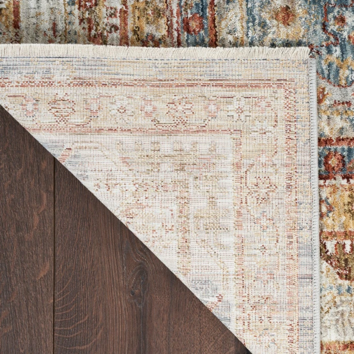Nourison Sahar Blue SHR01 4 ft. X 6 ft. Rect. Rug