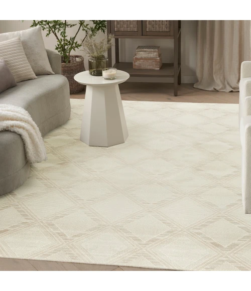 Nourison Serenity Home Ivory SRH11 7 ft. 10 in. X 9 ft. 10 in. Rect. Rug