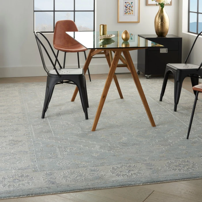 Nourison Infinite Blue IFT02 8 ft. X 10 ft. Rect. Rug