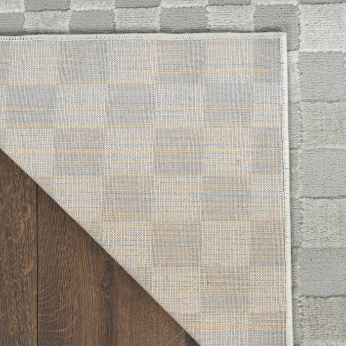 Nourison Serenity Home Grey SRH09 2 ft. 2 in. X 7 ft. 6 Rect. Rug