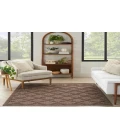 Nourison Easy Care Brown NES01 4 ft. X 6 ft. Rectangle Rug