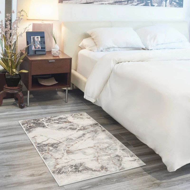Nourison Elation Area Rug ETN13 Ivory Grey