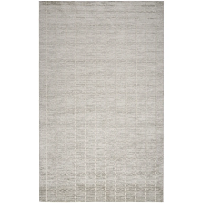 Nourison Serenity Home Light Grey SRH05 9 ft. X 12 ft. Rectangle Rug