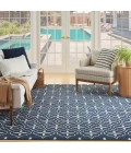 Nourison Home Nourison Essentials Navy Ivory NRE04 8 ft. X 10 ft. Rectangle Rug