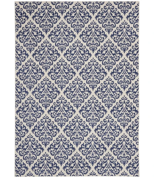Nourison Grafix Area Rug GRF06-White Blue