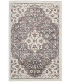 Nourison Home Elation ETN08 Ivory Grey 2 ft. X 3 ft. Area Rug