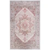 Nourison Home Vintage Home VNH01 Ivory Red 5 ft. X 7 ft. Area Rug
