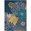 Nourison Home Passion PSN17 Blue 5 ft. 3 in. X 7 ft. 3 in. Area Rug
