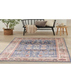 Nourison Home Vintage Home VNH02 Blue 5 ft. X 7 ft. Area Rug
