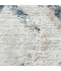 Nourison Dekor Grey Navy DEK05 7 ft. 10 in. X 9 ft. 10 in. Rect. Rug