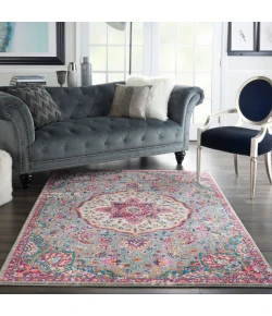 Nourison Home Passion PSN22 Grey Multicolor 5 ft. 3 in. X 7 ft. 3 in. Area Rug