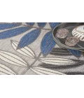 Nourison Aloha Grey Blue ALH18 9 ft. X 12 ft. Rectangle Rug