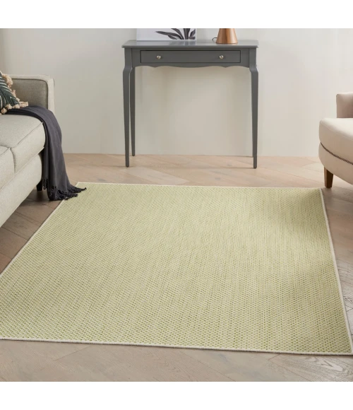 Nourison Courtyard Area Rug COU01-Ivory Green