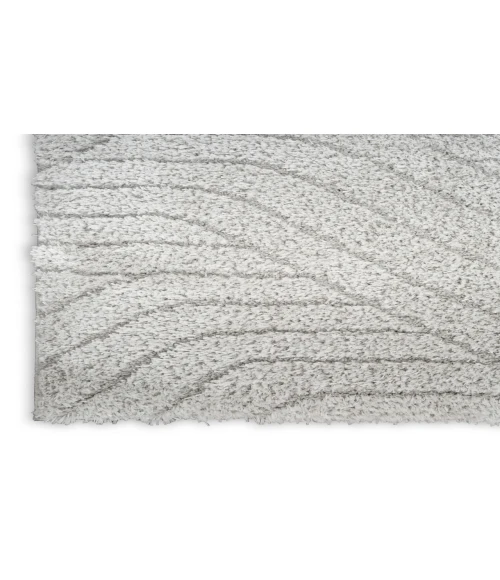 Calvin Klein Surfaces Silver Grey SFC01 5 ft. 3 in. X 7 ft. 3 in. Rectangle Rug