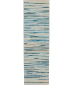 Nourison Home Jubilant JUB04 Blue 2 ft. 3 in. X 7 ft. 3 in. Area Rug