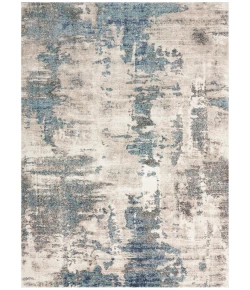 Nourison Home American Manor AMR04 Ivory Blue 3 ft. 11 in. X 5 ft. 11 in. Area Rug