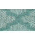 Nourison Easy Care Aqua/Teal NES01 2 ft. X 4 ft. Rectangle Rug