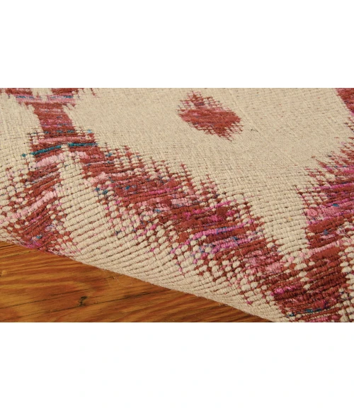 Nourison Home Spectrum Beige Burgundy SPE02 8ft. x 10ft.6in. Rect. Rug