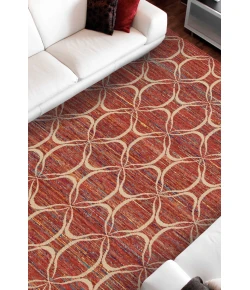 Nourison Home Spectrum Red SPE03 3ft.9in. x 5ft.9in. Rect. Rug