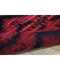 Nourison Home Spectrum Burgundy Black SPE01 3ft.9in. x 5ft.9in. Rect. Rug