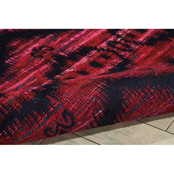 Nourison Home Spectrum Burgundy Black SPE01 8ft. x 10ft.6in. Rect. Rug