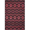 Nourison Home Spectrum Burgundy Black SPE01 3ft.9in. x 5ft.9in. Rect. Rug