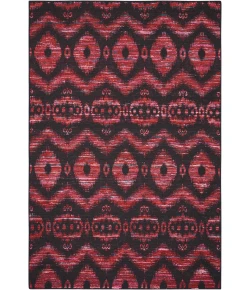 Nourison Home Spectrum Burgundy Black SPE01 3ft.9in. x 5ft.9in. Rect. Rug