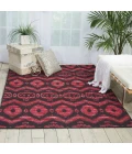 Nourison Home Spectrum Burgundy Black SPE01 3ft.9in. x 5ft.9in. Rect. Rug