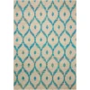 Nourison Home Spectrum Beige Turquoise SPE02 3ft.9in. x 5ft.9in. Rect. Rug