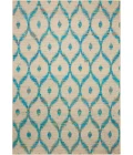 Nourison Home Spectrum Beige Turquoise SPE02 3ft.9in. x 5ft.9in. Rect. Rug