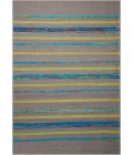Nourison Home Spectrum Grey Turquoise SPE04 3ft.9in. x 5ft.9in. Rect. Rug