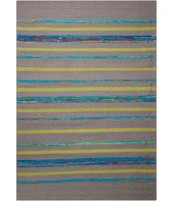 Nourison Home Spectrum Grey Turquoise SPE04 3ft.9in. x 5ft.9in. Rect. Rug