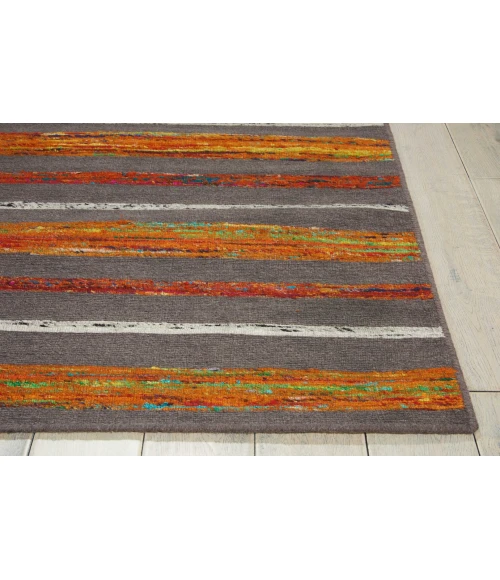 Nourison Home Spectrum Grey Flame SPE05 3ft.9in. x 5ft.9in. Rect. Rug