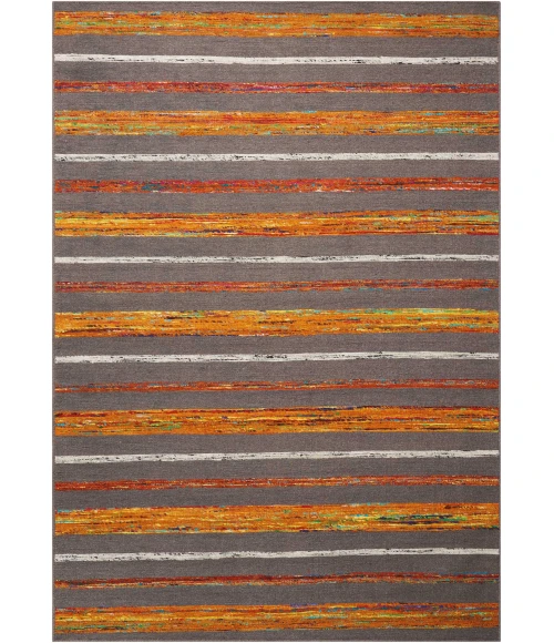 Nourison Home Spectrum Grey Flame SPE05 3ft.9in. x 5ft.9in. Rect. Rug