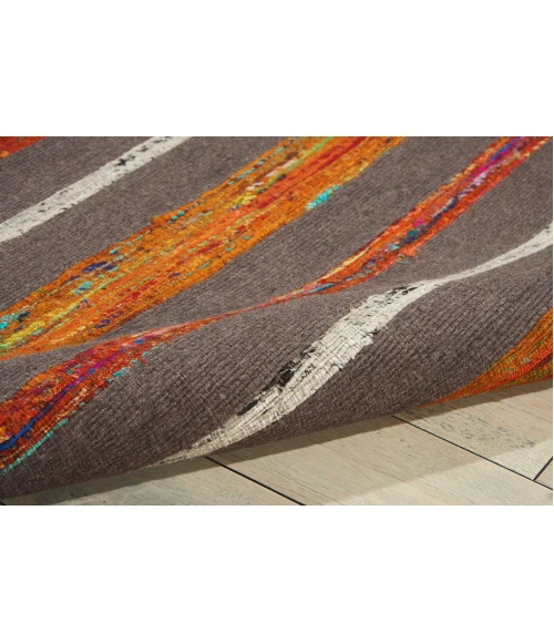 Nourison Home Spectrum Grey Flame SPE05 3ft.9in. x 5ft.9in. Rect. Rug
