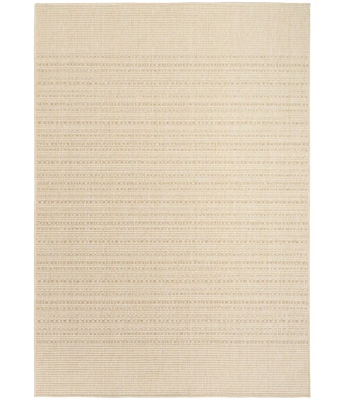 Nourison Tulum Cream TLM01 4 ft. X 6 ft. Rect. Rug