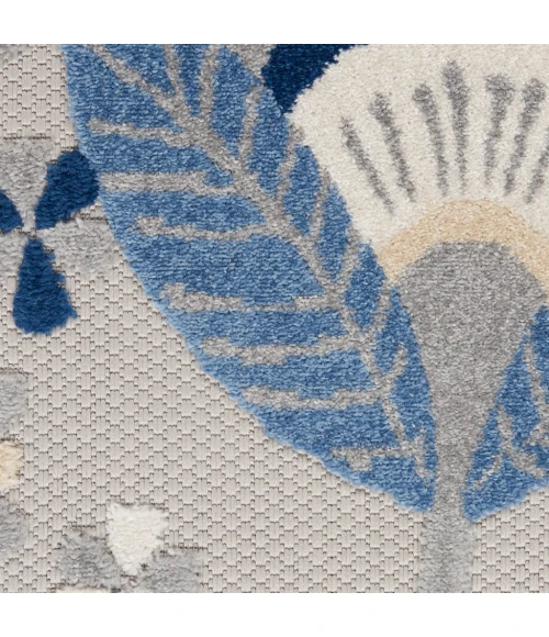 Nourison Aloha Indoor/Outdoor Area Rug ALH25-Blue/Grey
