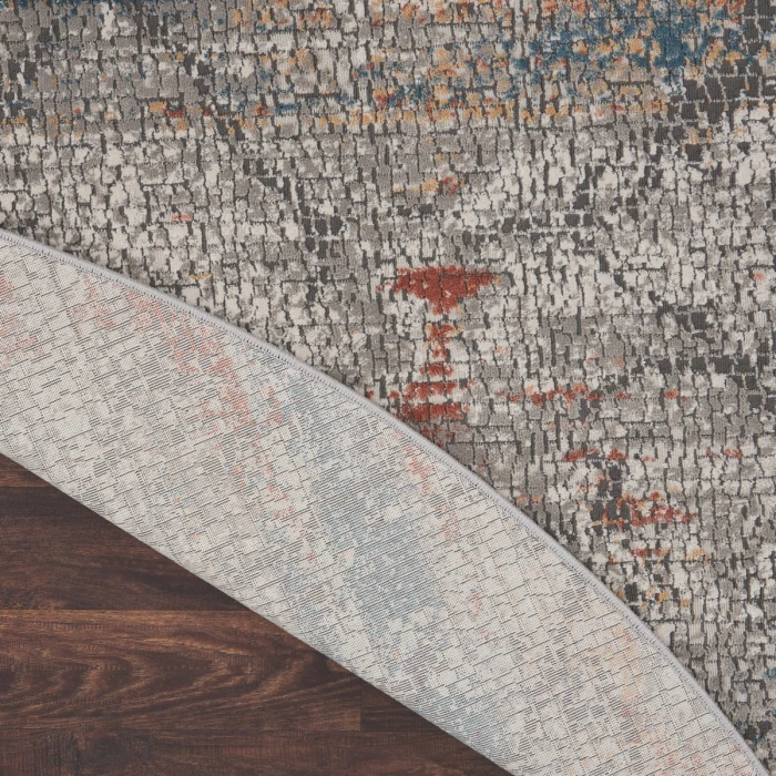 Nourison Rustic Textures Area Rug RUS11 Multicolor 7'10" Round