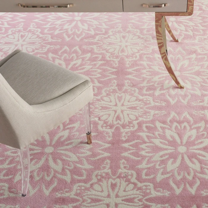 Nourison Jubilant Area Rug JUB06-Ivory/Pink