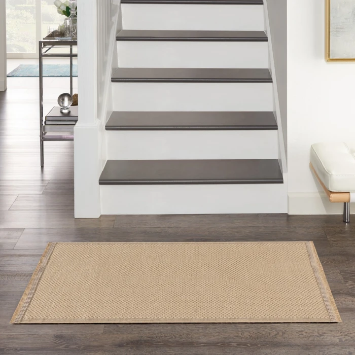 Nourison Washable Jute Natural WSJ03 2 ft. X 4 ft. Rect. Rug