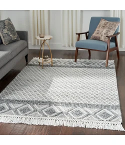 Nourison Home SR303 Grey/Ivory 5 ft. 3 in. X 7 ft. 6 in. Area Rug