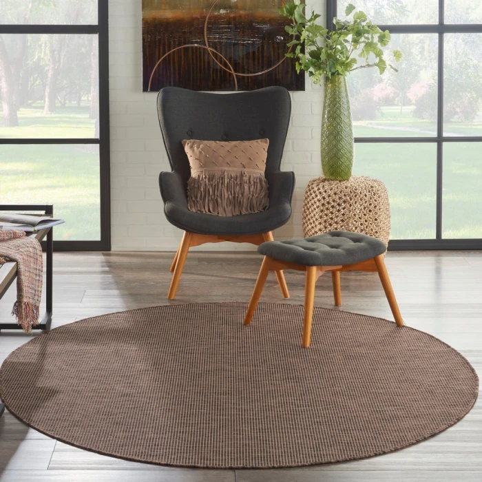 Nourison Positano Round Area Rug POS01-Natural