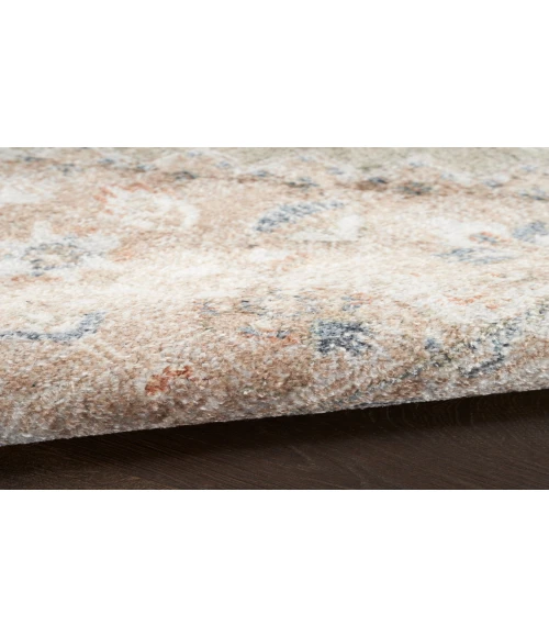 Nourison Astra Machine Washable Sage Multicolor ASW11 7 ft. 10 in. Round Rug