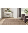 Nourison Serenity Home Mocha Ivory SRH05 3 ft. 11 in. X 5 ft. 11 in. Rectangle Rug