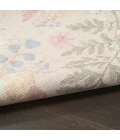 Nourison Home Botanical Washables Beige BOT02 5ft. x 7ft. Rect. Rug