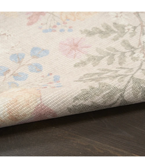 Nourison Home Botanical Washables Beige BOT02 5ft. x 7ft. Rect. Rug